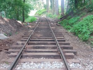 Nové koleje v km 6,9